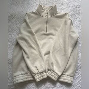 White Pullover Sweatshirt